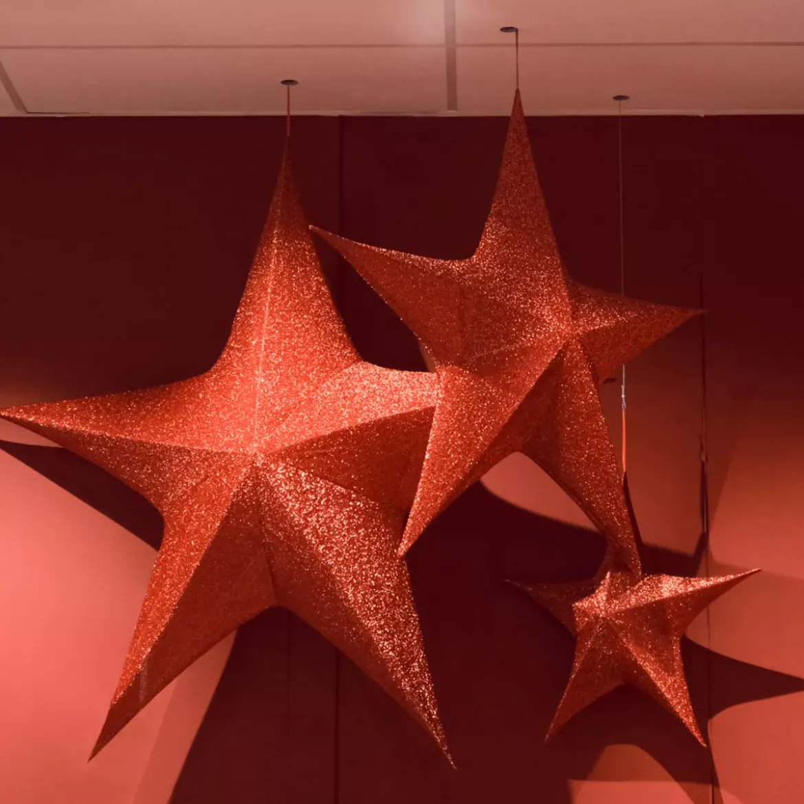 Stella di Natale da appendere (D180 cm) Christmas Rosso