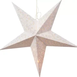 Stella luminosa a pile Lassy rosso e Bianco caldo