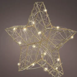 Stella luminosa Clissy a pile Bianco caldo 30 LED