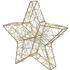 Stella luminosa Clissy a pile Bianco caldo 30 LED