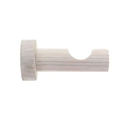 Support asta tenda in legno cerusato (L70 x D 28 mm) Soren Naturale