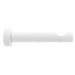 Support asta tenda in legno laccato (L12 cm x D 28 mm) Soren Bianco