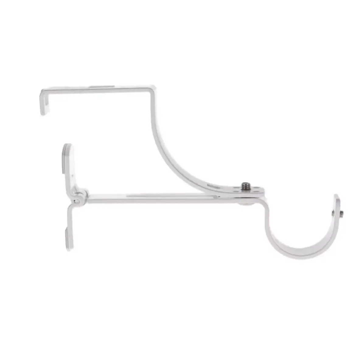 Supporto per bastone per cassettone dell'avvolgibile (L135 / D28 mm) Bianco satinato