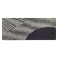 Tappeto antiscivolo in velluto (50 x 120 cm) Dune Grigio