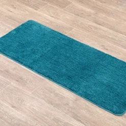 Tappeto bagno (50 x 120 cm) Hiro Blu ottanio