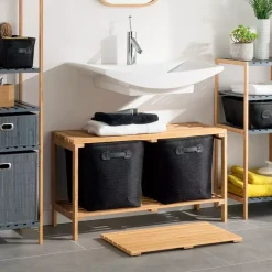 Tappeto bagno Nadine Bambù