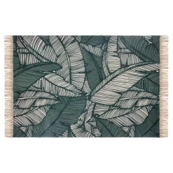 Tappeto cotone (170 cm) Jungle Verde