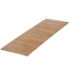 Tappeto da bagno bambù (120 x 50 cm) Leo Beige