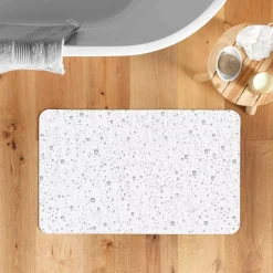 Tappeto da bagno antiscivolo (80 x 50 cm) Splash Grigio