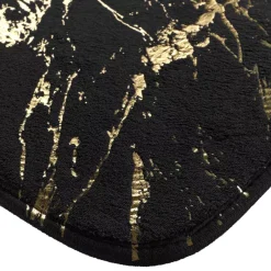 Tappeto da bagno antiscivolo (45 x 75 cm) Aquamarbre Nero