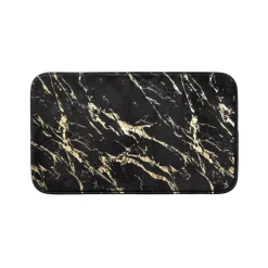 Tappeto da bagno antiscivolo (45 x 75 cm) Aquamarbre Nero