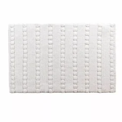 Tappeto da bagno in cotonee (80 cm) Cleonis Bianco