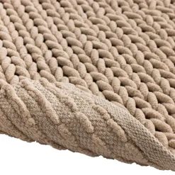 Tappeto da bagno in cotone (50 x 80 cm) Ariel Beige