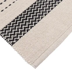 Tappeto da bagno in cotone (45 x 90 cm) Saint Leu Nero