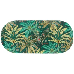 Tappeto da bagno in gomma naturale antiscivolo (45 x 100 cm) Sogno d'Oriente Verde
