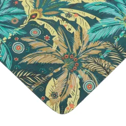 Tappeto da bagno in gomma naturale antiscivolo (45 x 60 cm) Sogno d'Oriente Verde