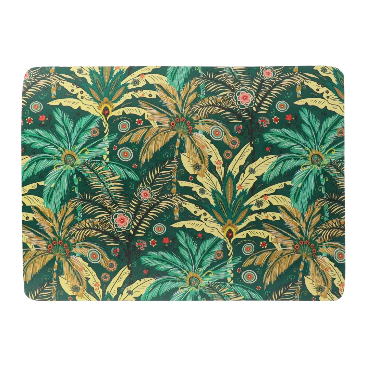 Tappeto da bagno in gomma naturale antiscivolo (45 x 60 cm) Sogno d'Oriente Verde