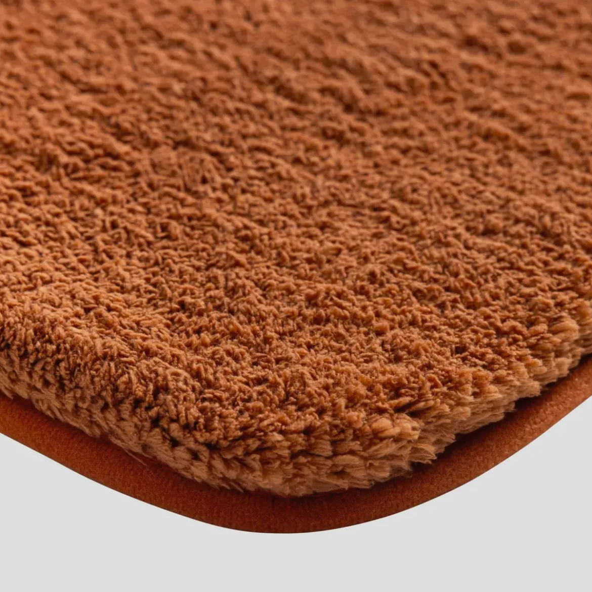Tappeto da bagno in microfibra (50 x 80 cm) Maël Terracotta