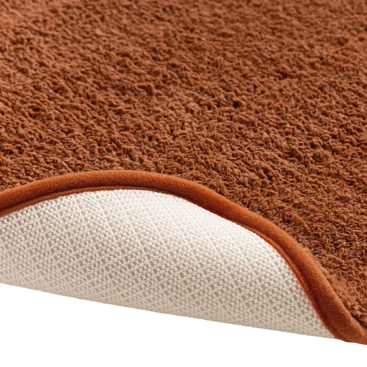 Tappeto da bagno in microfibra (50 x 80 cm) Maël Terracotta