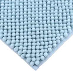 Tappeto da bagno in microfibra (50 x 80 cm) Palline Azzurro