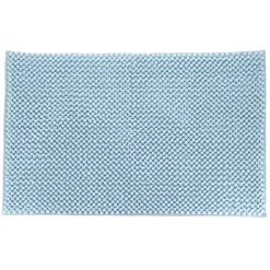 Tappeto da bagno in microfibra (50 x 80 cm) Palline Azzurro
