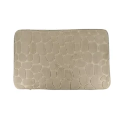 Tappeto da bagno memory foam (50 x 80 cm) Galeo Tortora