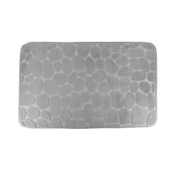 Tappeto da bagno memory foam (50 x 80 cm) Galeo Grigio chiaro