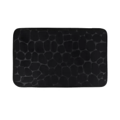 Tappeto da bagno memory foam (50 x 80 cm) Galeo Nero