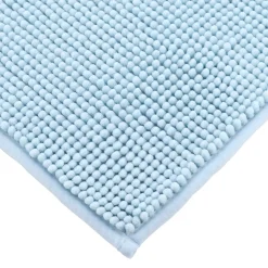 Tappeto da bagno microfibra (45 x 75 cm) Blu chiaro