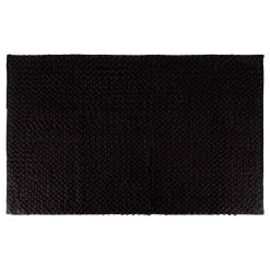 Tappeto da bagno microfibra (50 x 80 cm) Nero