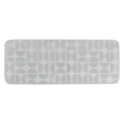 Tappeto da bagno rettangolare in memory foam (45 x 120 cm) Motivo Grigio chiaro