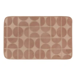 Tappeto da bagno rettangolare in memory foam (50 x 80 cm) Motivo Cappuccino