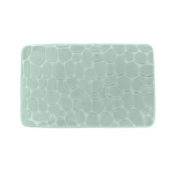 Tappeto da bagno rettangolare memory foam (50 x 80 cm) Galeo Verde eucalipto