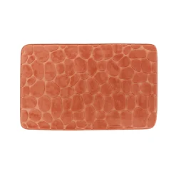 Tappeto da bagno rettangolare memory foam (50 x 80 cm) Galeo Rame