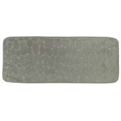 Tappeto da bagno rettangolare memory foam (50 x 120 cm) Galeo Verde cachi