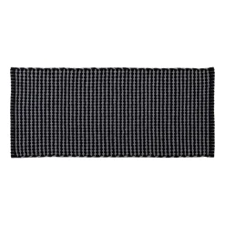 Tappeto da salotto in cotone (50 x 120 cm) Mimetismo Grigio antracite e nero