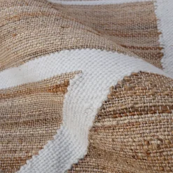 Tappeto da soggiono rettangolare juta (140 x 200 cm) Parigi Beige