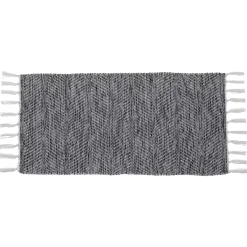 Tappeto da soggiorno cotone (45 x 90 cm) Jade Grigio