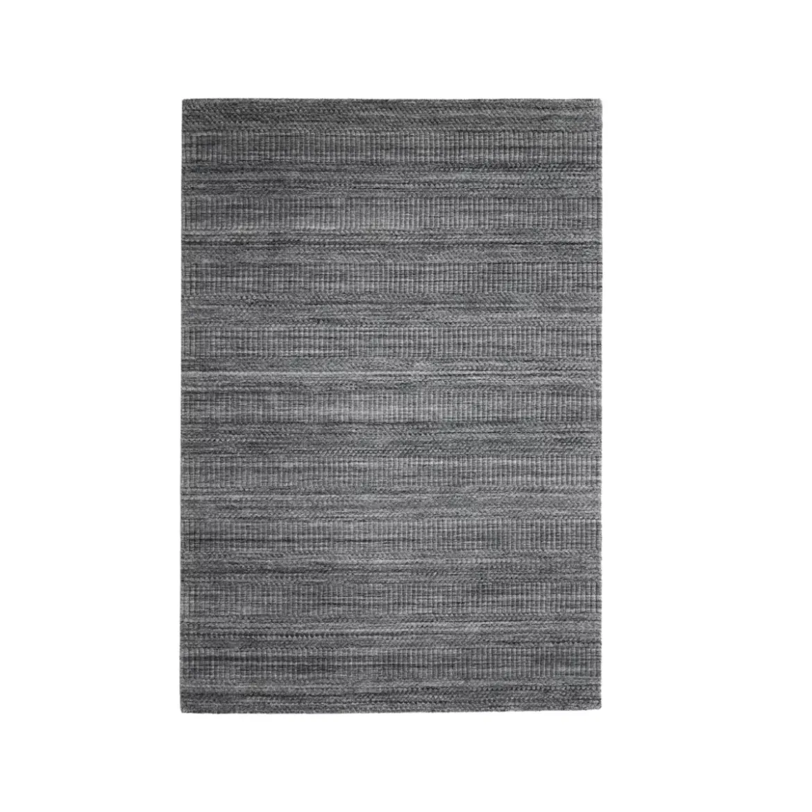Tappeto da soggiorno rettangolare in materiale riciclato (160 x 230 cm) Aiko Grigio