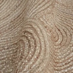 Tappeto da soggiorno rettangolare juta intrecciata a mano (160 x 230 cm) Neha Beige