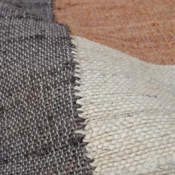 Tappeto da soggiorno rettangolare in juta e cotone (160 x 230 cm) Freya Multicolore