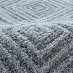 Tappeto da soggiorno rettangolare in materiale riciclato tafted (160 x 230 cm) Shelton Grigio