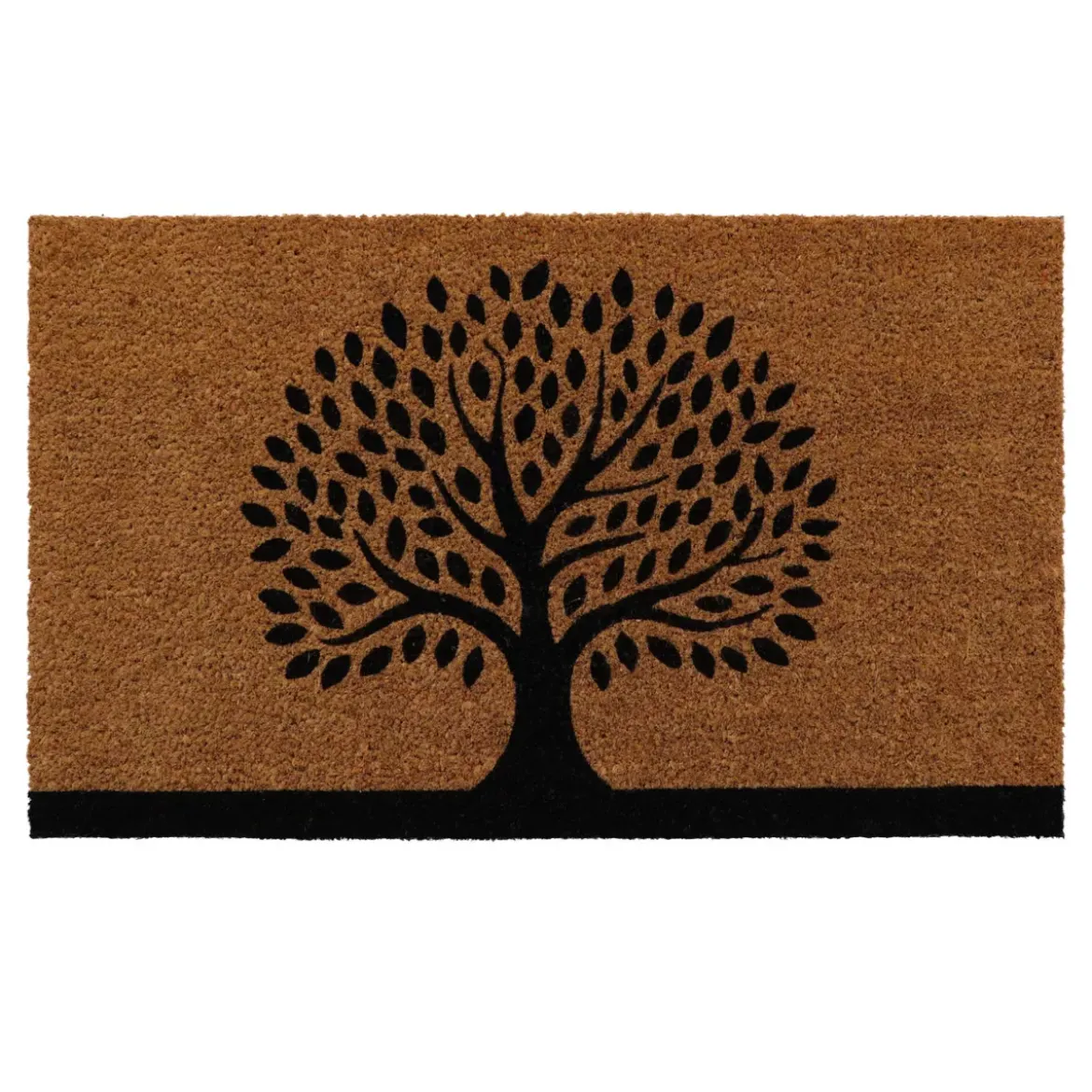 Tappeto di cocco (45 x 75 cm) Albero Nero