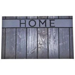Tappeto d'ingresso gomma (75 cm) Home Grigio