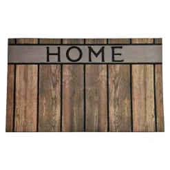 Tappeto d'ingresso gomma (75 cm) Home Marrone