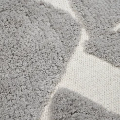 Tappeto in cotone (60 x 90 cm) Blokken Ecru