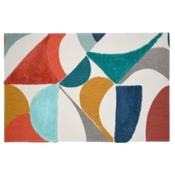 Tappeto in cotone (60 x 90 cm) Blokken Multicolore