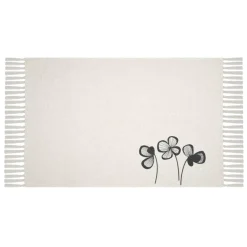 Tappeto in cotone (60 x 90 cm) Tilda Ecru
