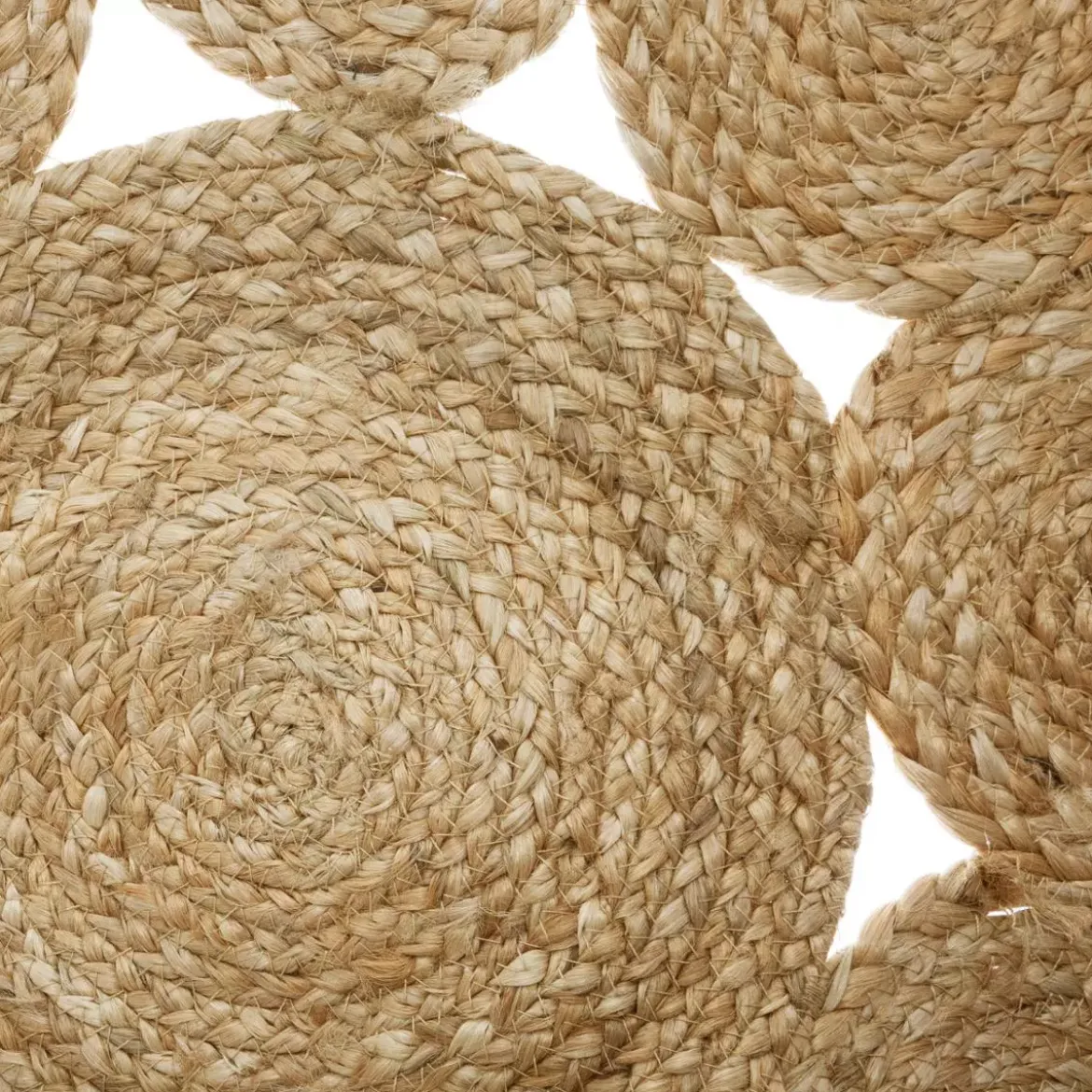 Tappeto juta (D80 cm) Giusti Beige naturale