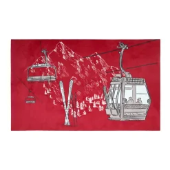Tappeto multiuso antiscivolo (45 x 75 cm) Villard Rosso